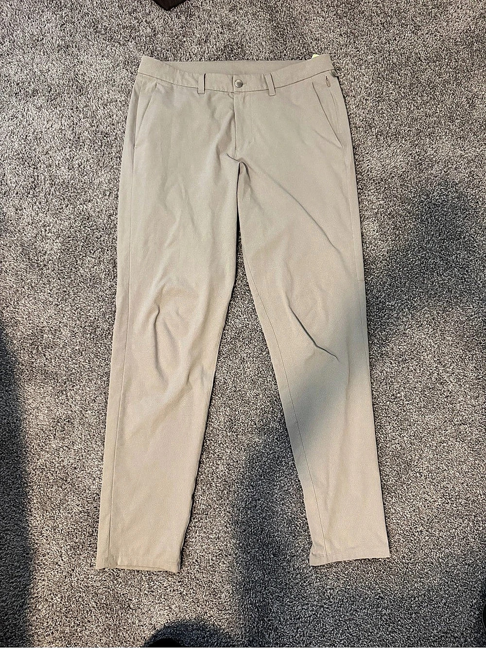 Men’s Lululemon Straight Leg Pants in Beige